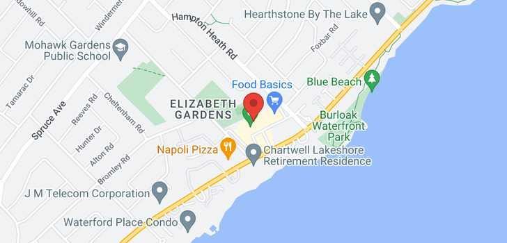 map of 5353 LAKESHORE RD
